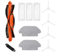 MIRTUX Pack Accesorios Compatible con Robot Aspirador XIAOMI Vacuum S12 T12- Kit de Recambios Completos - Incluye 1 Cepillo Principal, 3 Filtros, 4 Cepillos Laterales, 2 Mopas y 1 Herramienta