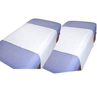 MIRTUX Pack de 2 empapadores Protector de Cama Lavable, Impermeable y Absorbente con 4 Capas. Medidas 85 x 90 cm y alas a Ambos Lados de 55cm.