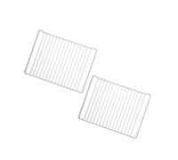 MIRTUX Pack de 2 Rejillas para Hornear 44,8 cm (Largo) x 34 cm (Ancho) Compatible con Bauknecht Whirlpool Ignis Indesit para Horno 481245819334 C00312479 - Bandeja para Horno 44,8 x 34 cm de Calidad