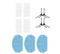 MIRTUX Pack de Accesorios Compatible con Robot Aspirador Cecotec Conga 999 Origin X-Treme - Kit de Recambios Completos - Incluye 4 Filtros, 4 Cepillos Laterales y 3 Mopas