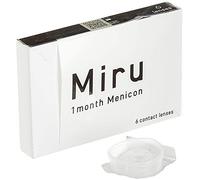 Miru Lentes de Contacto Esféricas Mensuales, Dioptría R 8.3 / D 14 / -4.75-6 lentillas