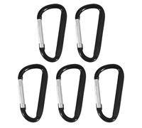 Mirweon 5 llaveros de mosquetón multiusos, gancho de bloqueo, ligero, fuerte, mosquetón para camping, senderismo, pesca, accesorios de paracaídas