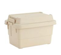 Mirweon Caja de almacenamiento multifuncional al aire libre para camping, escritorio, contenedor a prueba de polvo, organizador de botellas de condimentos, caja de camping, contenedor de gran