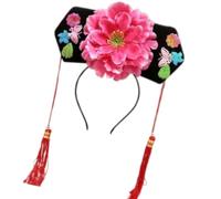 Mirweon Diademas de princesa china, tocado para fiesta de cosplay, para recreación histórica, disfraz tradicional