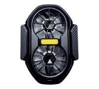Mirweon Disipador de calor para teléfono celular, ventilador de refrigeración para teléfono celular con ajuste de engranaje de dos velocidades para transmisión en vivo Vlog