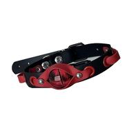 Mirweon Elegante gargantilla de piel sintética negra llamativa gargantilla de longitud ajustable para mujer, accesorios de moda, collar de moda oscuro, talla única, como se describe, como se describe