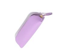 Mirweon Estuche de gran capacidad para lápices, estuche estético, bolsas de piel sintética, bolsas de piel sintética de gran capacidad, bolsa de piel sintética, Purple