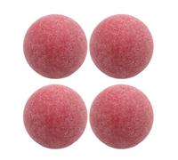 Mirweon Juego de 4 pelotas de corcho de madera de 36 mm para futbolín de fútbol de repuesto