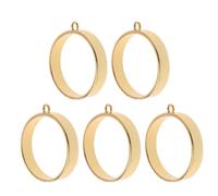 Mirweon Llavero con marco redondo personalizado con colgante en blanco transparente con parte trasera abierta, decoración para hacer joyas, marco de flores prensadas, 30mm, como se describe, como se