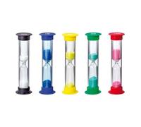 Mirweon Reloj de arena de 1 minuto con temporizador de arena para competencia, cepillado de dientes, lectura, cocina y más