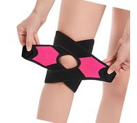 Mirweon Rodillera ergonómica profesional estabilizadora, diseño transpirable, textura de tela para rehabilitación deportiva, rodilla deportiva transpirable