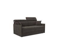 Miryam sofá cama con reposacabezas reclinables en suave tejido antimanchas t31 169 cm negro
