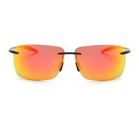 MIRYEA Gafas de sol deportivas polarizadas para hombres y mujeres, conducción, ciclismo, correr, pescar, golf, 100% protección UV, sin montura, unisex, gafas retro, antirreflejos, lentes de espejo