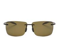 MIRYEA Gafas de sol deportivas polarizadas para hombres y mujeres, conducción, ciclismo, correr, pescar, golf, 100% protección UV, sin montura, unisex, gafas retro, antirreflejos, lentes de espejo