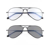 MIRYEA Montura completa Fotocromáticas Gafas De Lectura Progresivo Multifocales Ordenador Presbicia Progresivas De Enfoque Múltiple Zoom Inteligente Bloqueo De luz azul Lectores para Hombres Mujeres