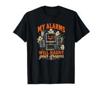 Mis alarmas perseguirán Tus sueños Enfermera de UCI de Halloween Camiseta