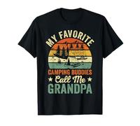 Mis amigos de campamento favoritos me llaman abuelo Funny Camping Camiseta