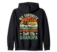Mis amigos de campamento favoritos me llaman abuelo Funny Camping Sudadera con Capucha