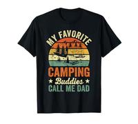 Mis amigos de campamento favoritos me llaman papá divertido Día del Padre Camiseta