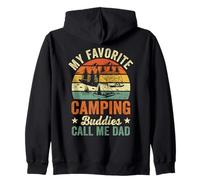 Mis amigos de campamento favoritos me llaman papá divertido Día del Padre Sudadera con Capucha