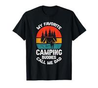Mis Amigos de Campamento Favoritos me Llaman papá Vintage Camiseta