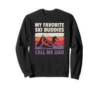 Mis Amigos de esquí Favoritos me Llaman papá Funny Skiing Sudadera