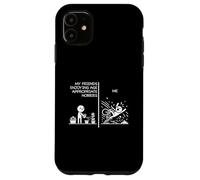 Mis amigos disfrutando de pasatiempos apropiados para la edad Comparar conmigo Carcasa para iPhone 11