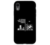 Mis amigos disfrutando de pasatiempos apropiados para la edad Comparar conmigo Carcasa para iPhone XR
