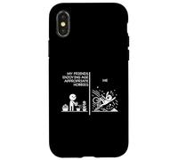 Mis amigos disfrutando de pasatiempos apropiados para la edad Comparar conmigo Carcasa para iPhone X/XS