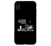 Mis amigos disfrutando de pasatiempos apropiados para la edad Comparar conmigo Carcasa para iPhone XS Max