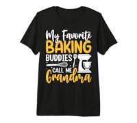 Mis Amigos Favoritos de Hornear me Llaman Abuela Camiseta Premium