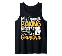 Mis Amigos Favoritos de Hornear me Llaman Abuela Camiseta sin Mangas