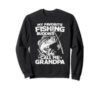 Mis Amigos Favoritos de Pesca me Llaman Abuelo Pescador Sudadera