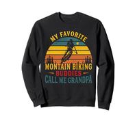 Mis Amigos Favoritos del Ciclismo de montaña me Llaman Grandpa Vintage Sudadera