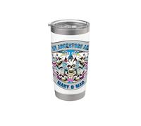 Mis antepasados son muchos y locos Vaso térmico de acero inoxidable de doble pared