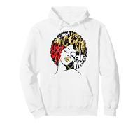 Mis antepasados Sueños Afro Negro Chica Magia Rojo Vintage Grunge Sudadera con Capucha