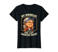 MIS Arrugas Son Solo Pistas DE Risa - Abuela Divertida Camiseta