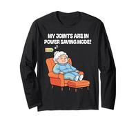 Mis articulaciones están en Modo de Ahorro de energía Diseño Divertido Manga Larga