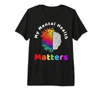 Mis Asuntos de Salud Mental ayudan a fomentar la Conciencia Hombres Mujeres Camiseta Premium