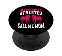 Mis Atletas Favoritos me Llaman mamá Caballo mamá PopSockets PopGrip Adhesivo