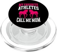 Mis Atletas Favoritos me Llaman mamá Caballo mamá PopSockets PopGrip para MagSafe