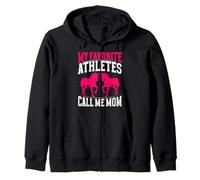 Mis Atletas Favoritos me Llaman mamá Caballo mamá Sudadera con Capucha