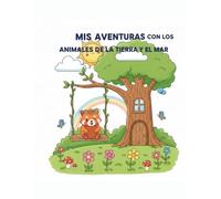 Mis aventuras con los animales de la Tierra y el mar: Libro de dibujos animados para colorear en PDF