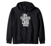 Mis Clientes Son Muy Relajados - Funny Motorician Sudadera con Capucha