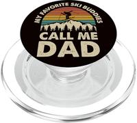 Mis compañeros de esquí Favoritos Me Llaman papá Esquiando Esquiador Día del Padre PopSockets PopGrip para MagSafe