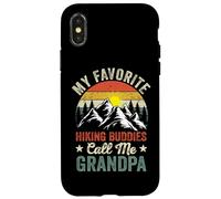 Mis compañeros de senderismo favoritos me llaman abuelo Vintage Outdoor Carcasa para iPhone X/XS