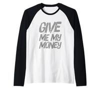 Mis Cotizaciones Dinero Amor Y Dinero Amo El Dinero Dame Mi Dinero Camiseta Manga Raglan