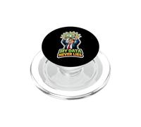 Mis Datos Nunca mienten Gracioso Analista de Datos científico PopSockets PopGrip para MagSafe