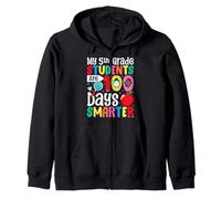 Mis Estudiantes de Quinto Grado Son 100 días más Inteligentes Sudadera con Capucha