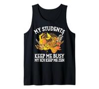 Mis Estudiantes me Mantienen Ocupado Mi Koi Keep Me Zen Camiseta sin Mangas